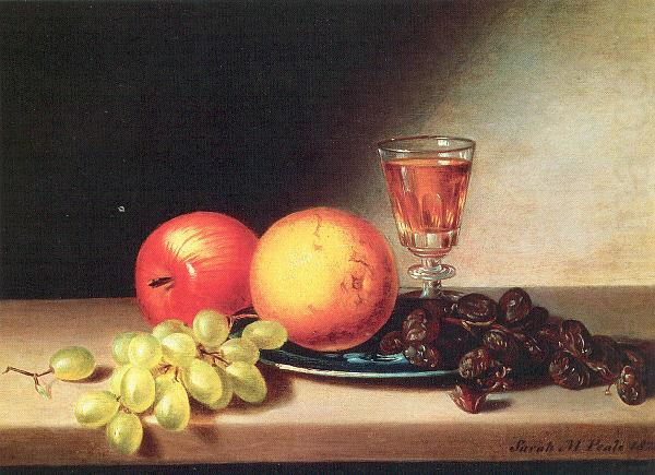 Fruit and Wine, Peale, Sarah Miriam